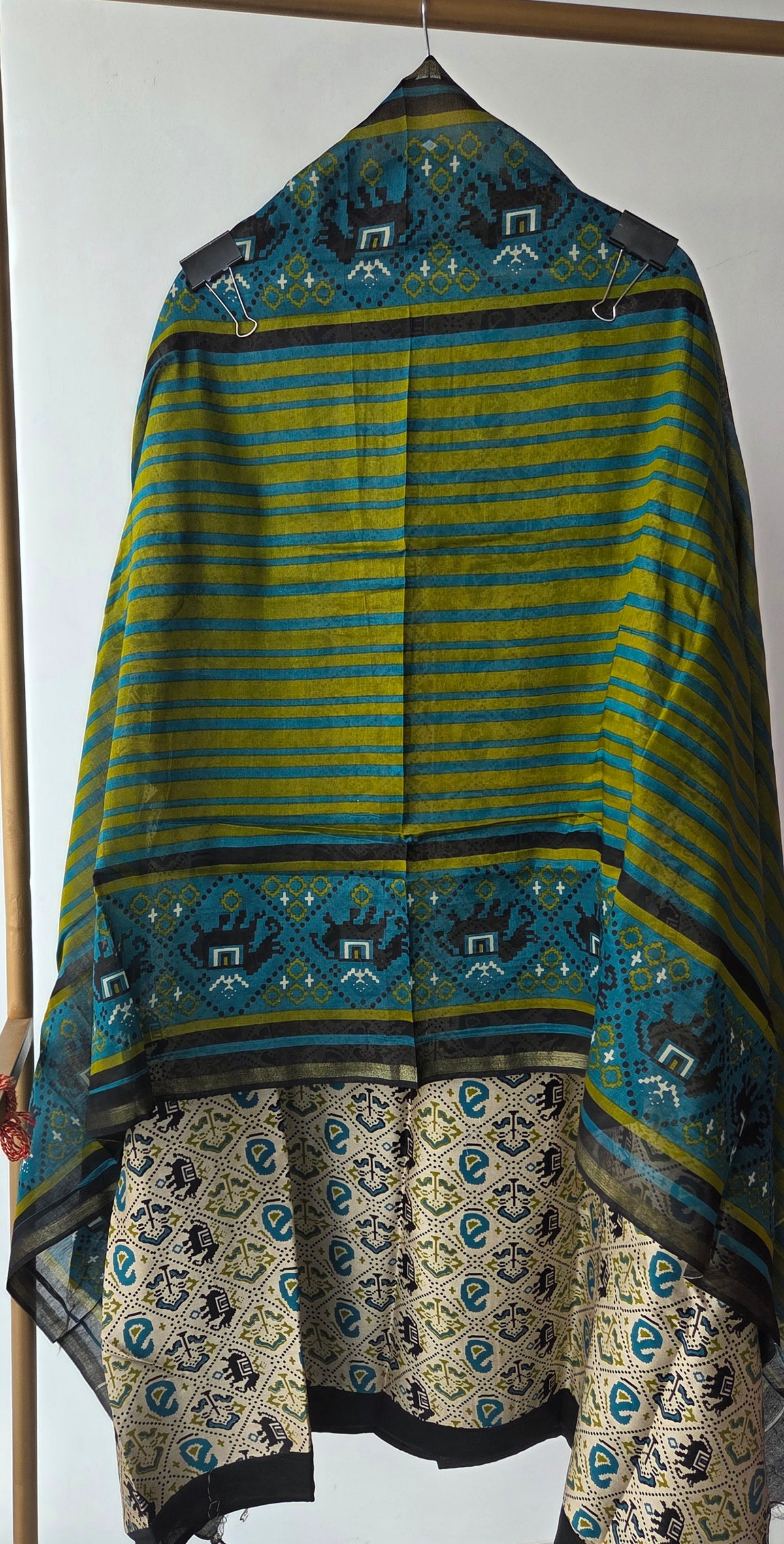 Maheshwari Silk Unstitched Suit