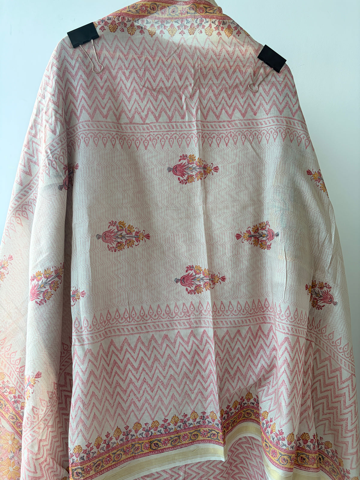 Pink Maheshwari Unstitched Suit