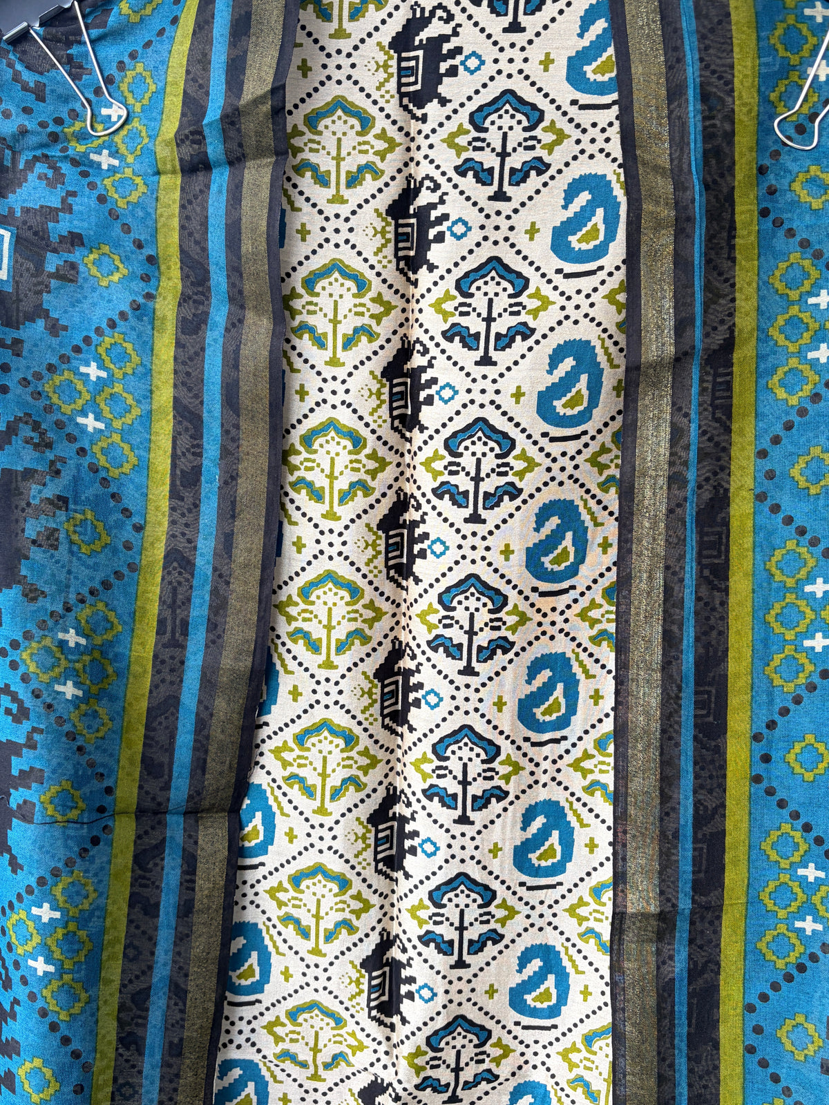 Maheshwari Silk Unstitched Suit